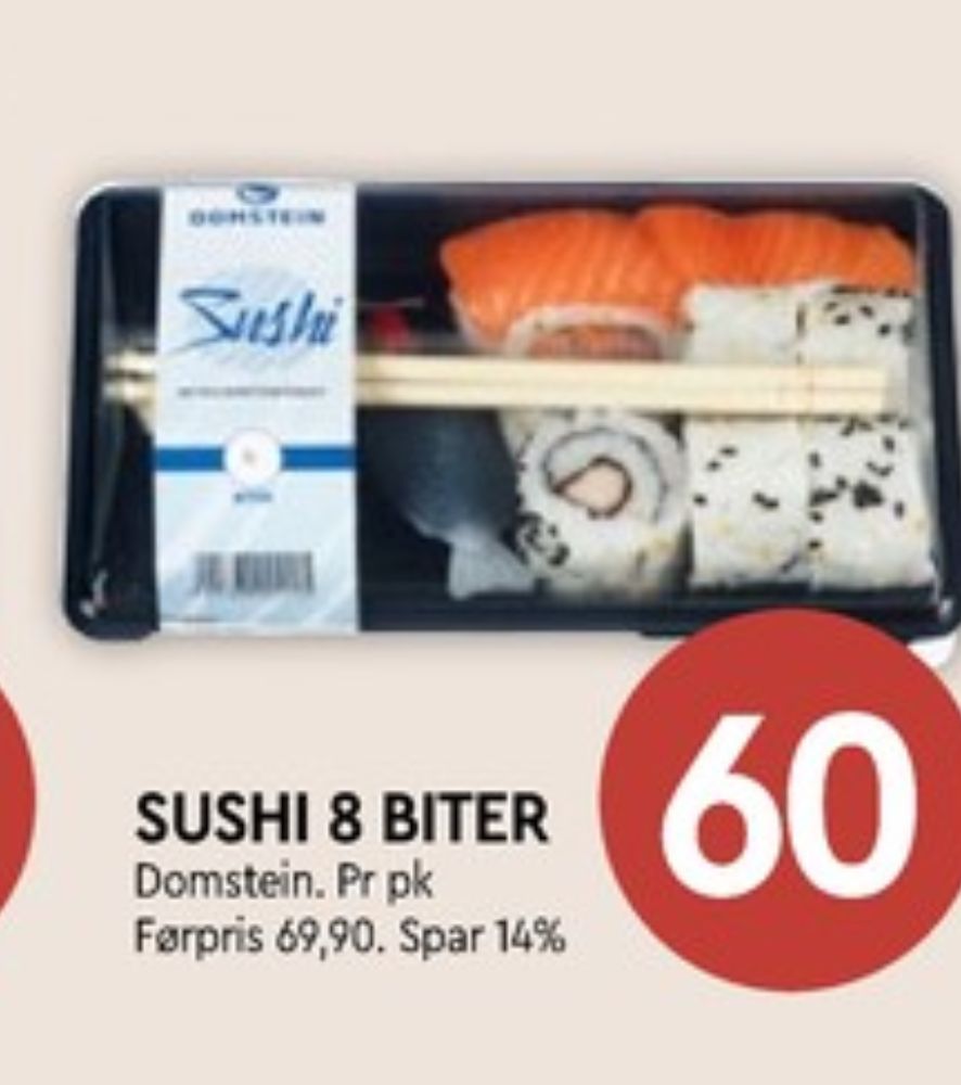 Domstein, Sushi