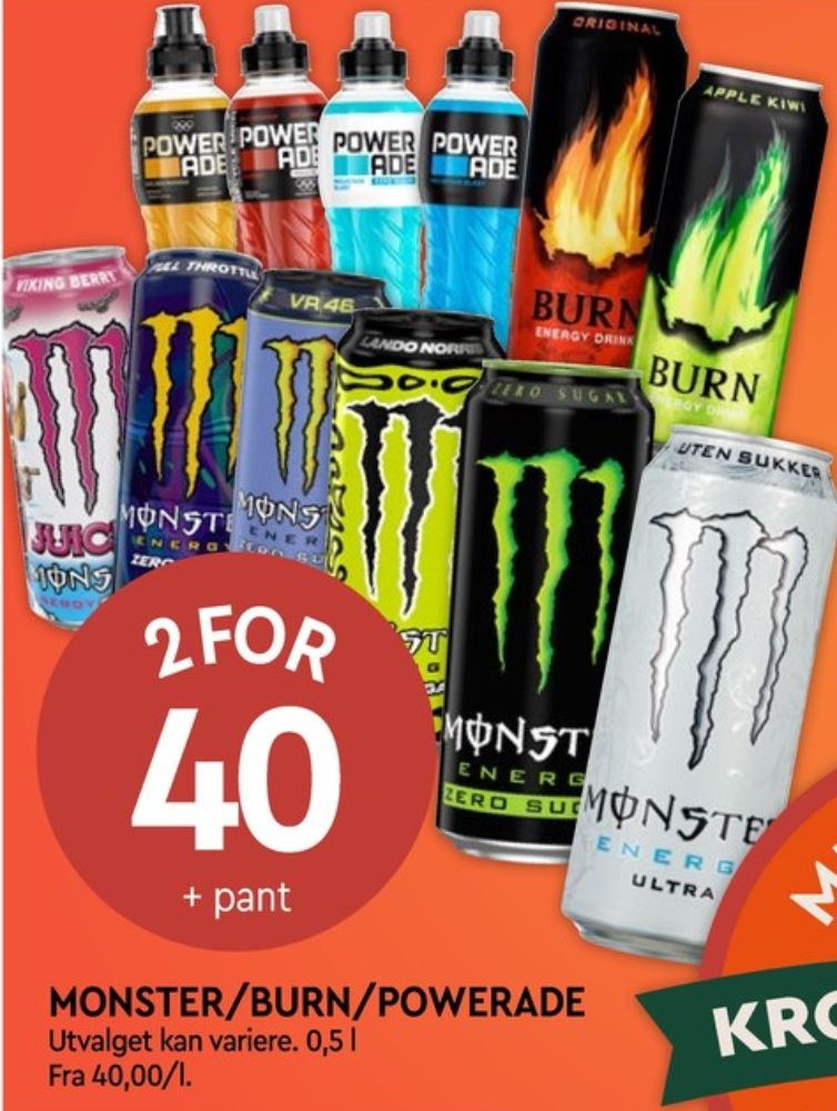 Monster Energy, Energidrikk