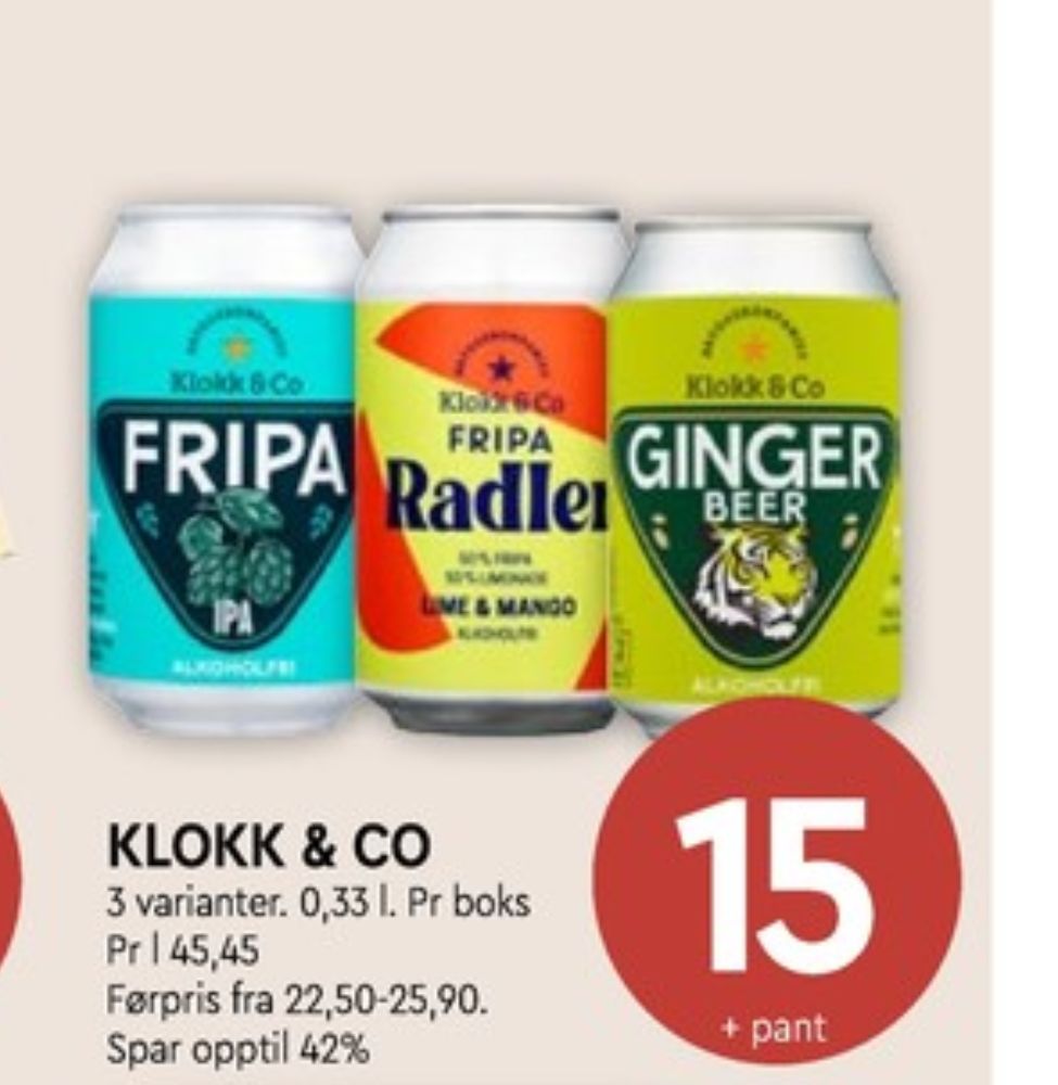 Klokk & Co., Ginger beer