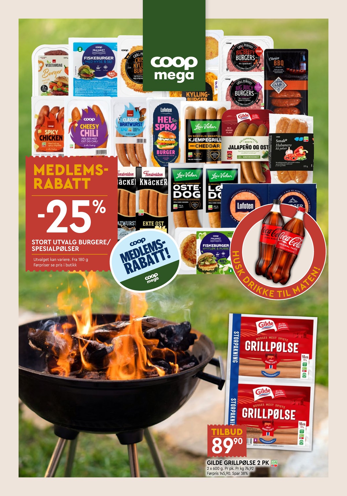 Se Coop Mega kundeavis for uke 17 på Tilbudsuken.no. Se gode tilbud på mange varer, f.eks. fiskeburger coop eller kyllingburgere coop. Les kundeavisen her! Side 10