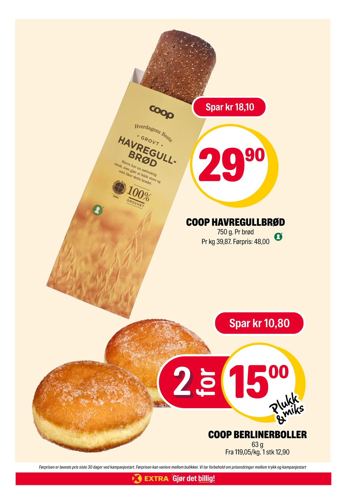 Se Coop Extra kundeavis for uge 17 på Tilbudsuken.no. Se gode tilbud på mange varer. Les kundeavisen her! Side 29