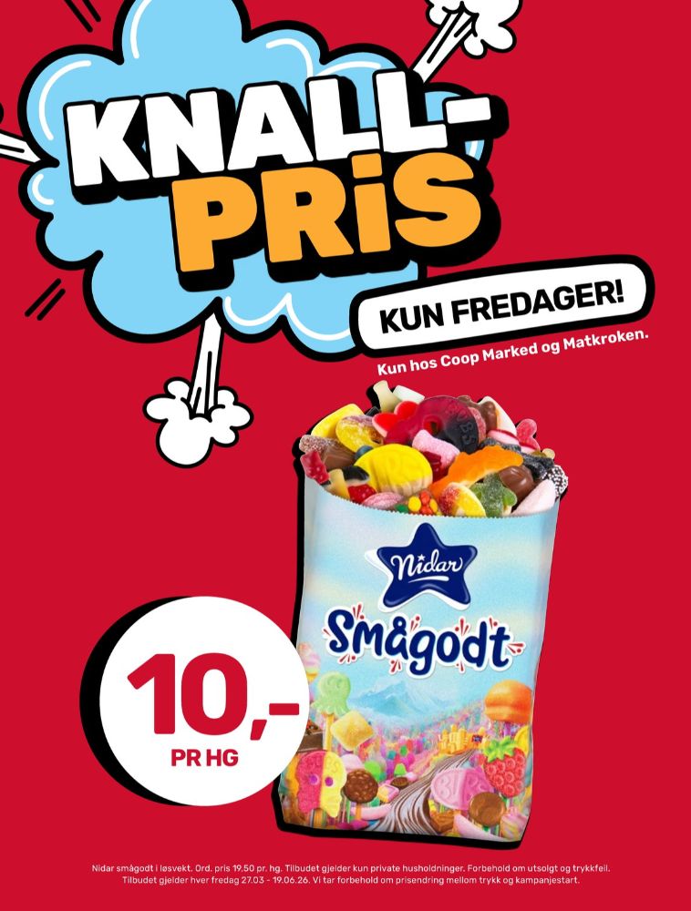 Nidar, Smågodt