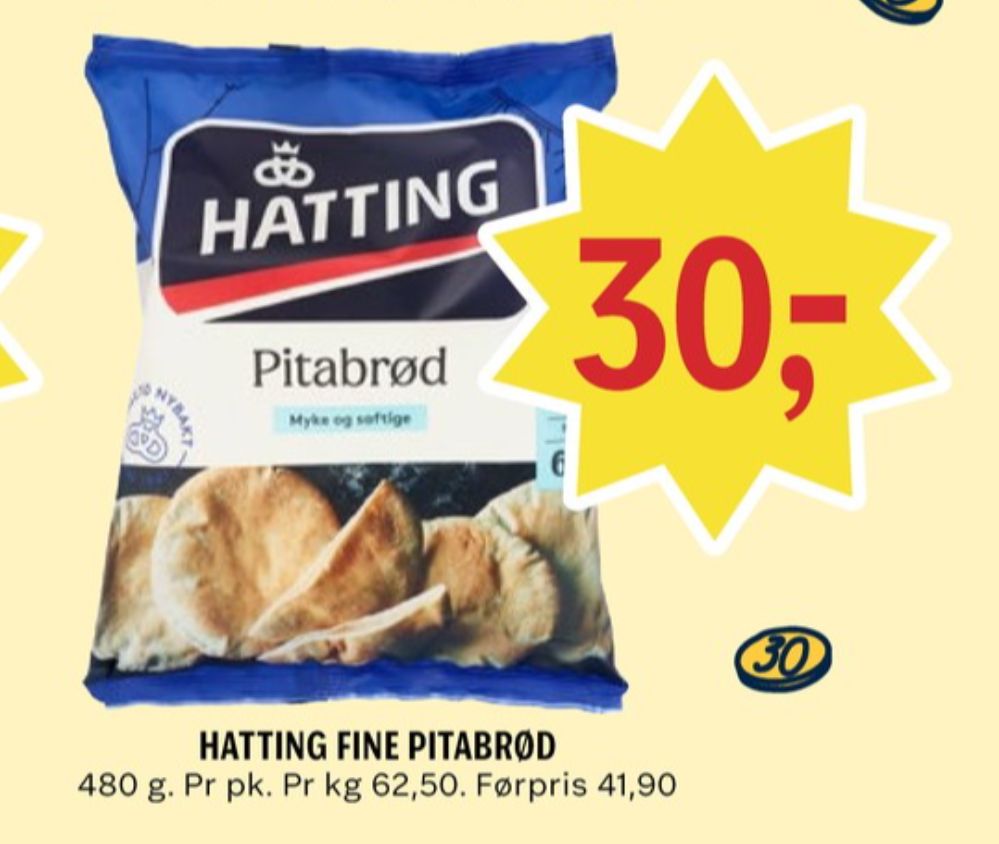 Hatting, Pitabrød