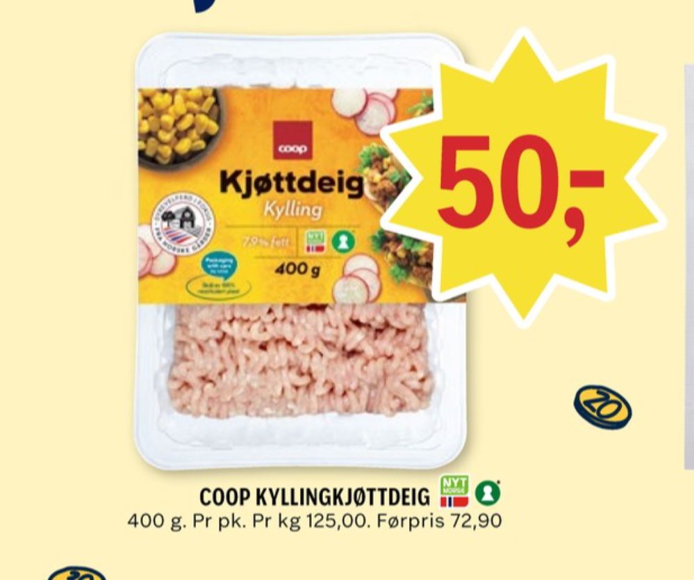Coop, Kjøttdeig