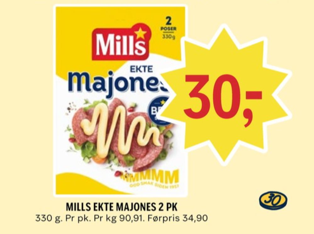 Mills, Ekte Majones