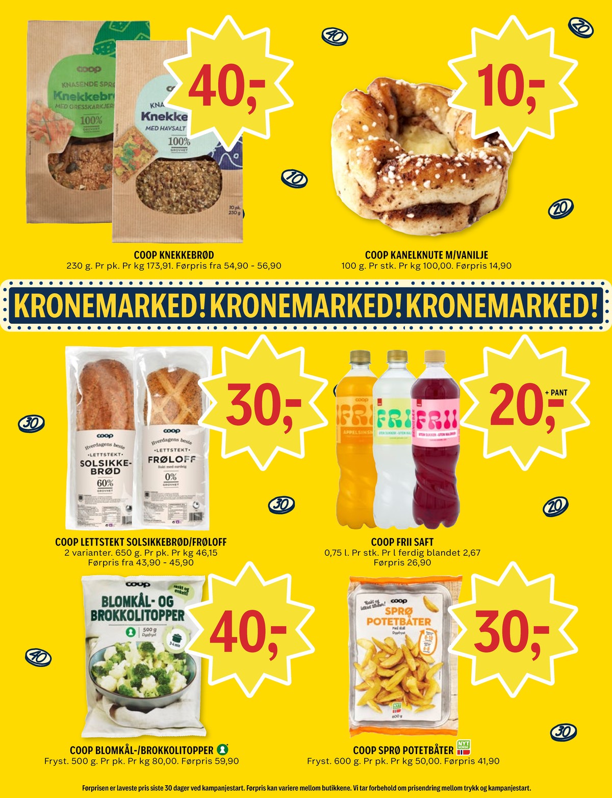 Se Coop Prix kundeavis for uke 17 på Tilbudsuken.no. Se gode tilbud på mange varer, f.eks. butiksbagt kake baker eller knekkebrød urter & havsalt coop. Les kundeavisen her! Side 14