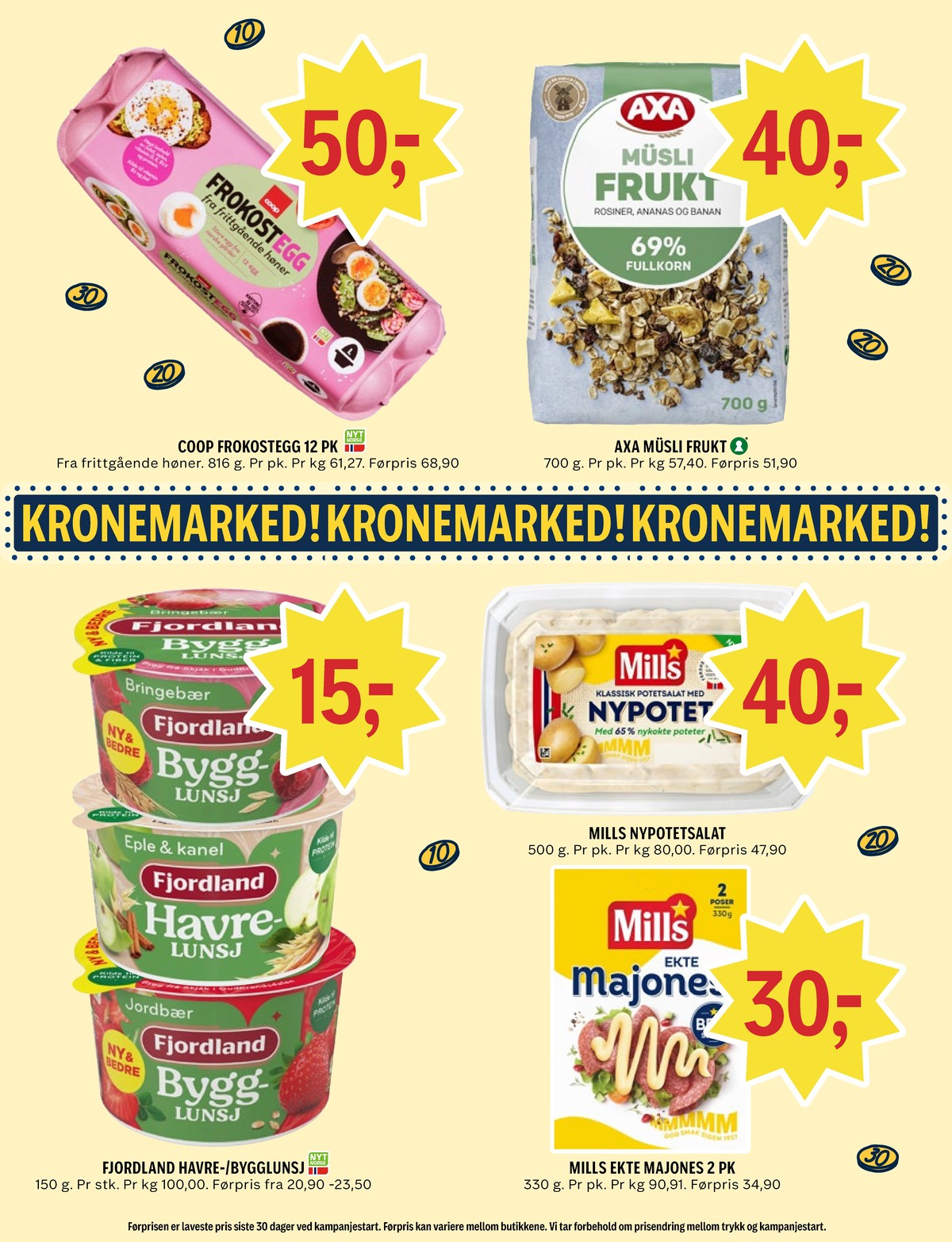 Se Coop Prix kundeavis for uke 17 på Tilbudsuken.no. Se gode tilbud på mange varer, f.eks. egg coop eller fruktmüsli axa. Les kundeavisen her! Side 6