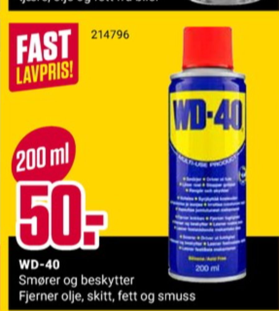 WD-40, Bilpleie