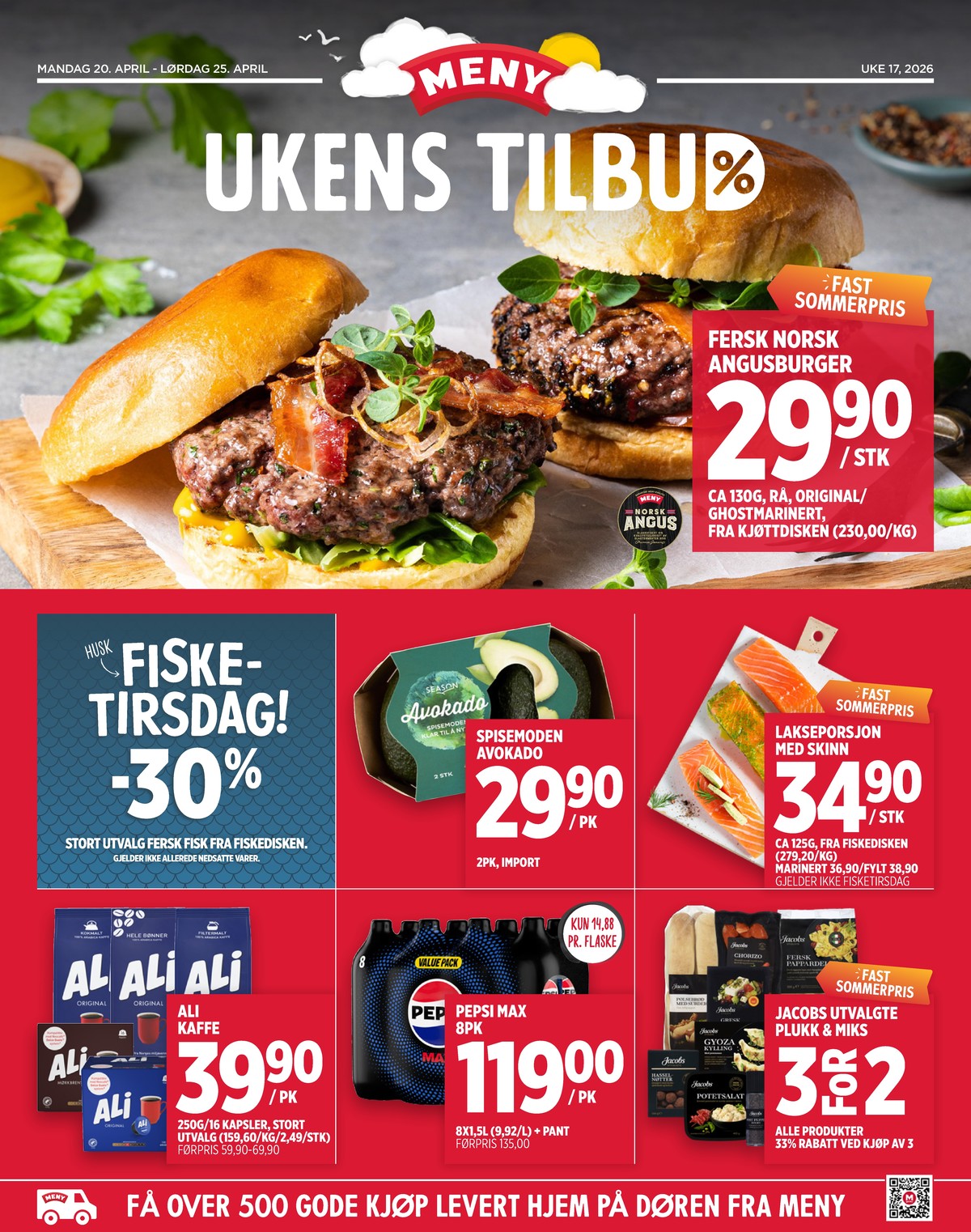 Se Meny kundeavis for uge 17 på Tilbudsuken.no. Se gode tilbud på mange varer. Les kundeavisen her! Side 1