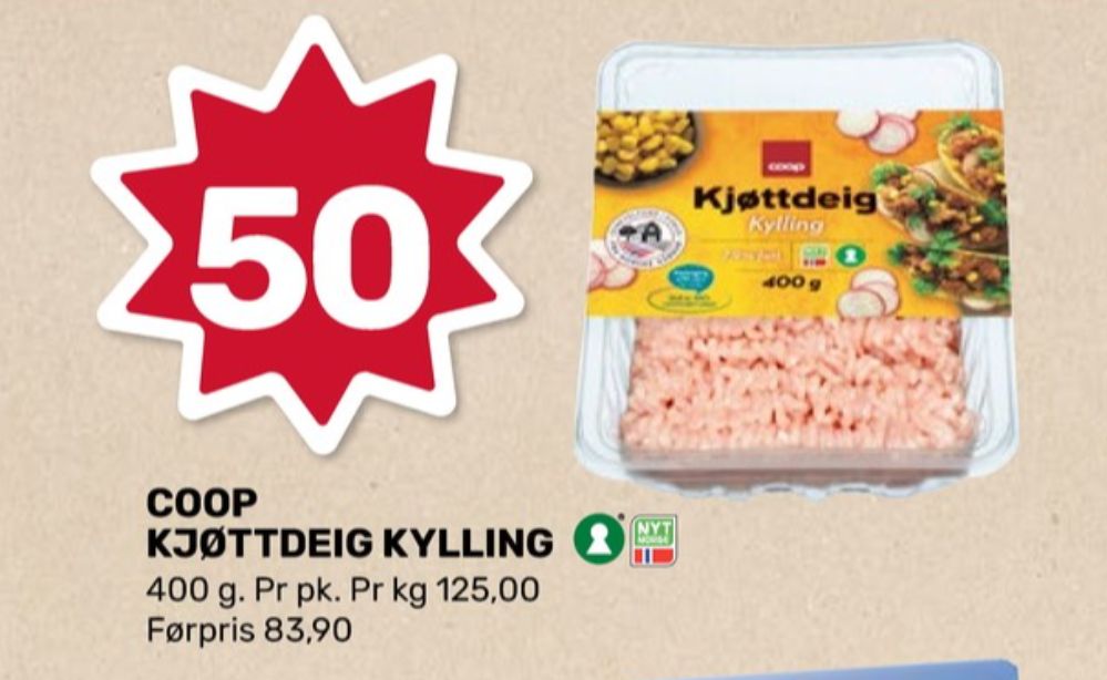 Coop, Kjøttdeig