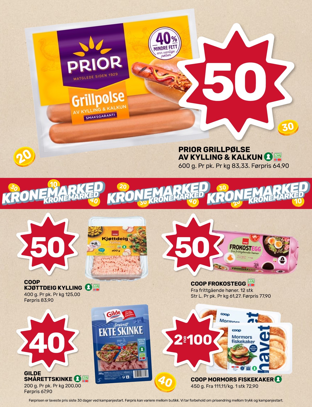 Se Matkroken kundeavis for uke 17 på Tilbudsuken.no. Se gode tilbud på mange varer, f.eks. grillpølser prior eller kjøttdeig coop. Les kundeavisen her! Side 2