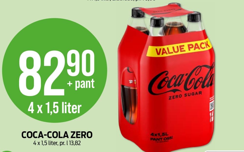 Coca-Cola Zero, Coca Cola Zero 4 pk.
