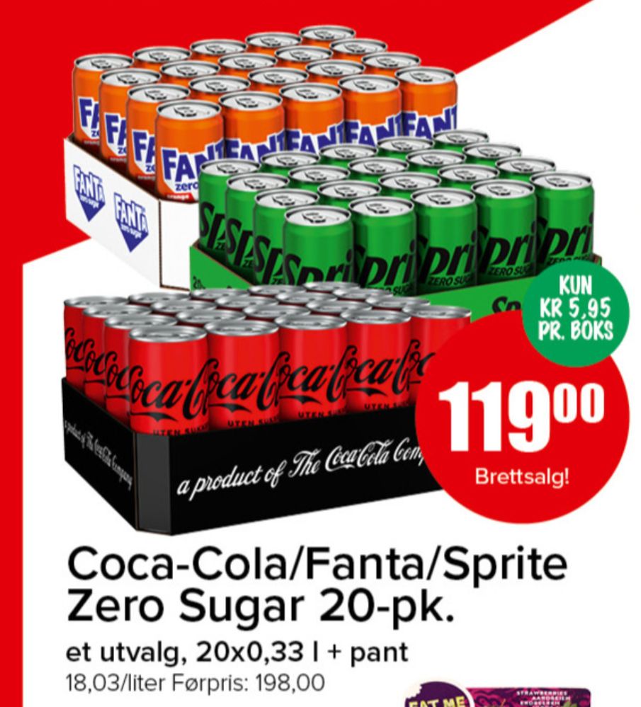 Fanta Zero, Fanta Zero 20 pk.