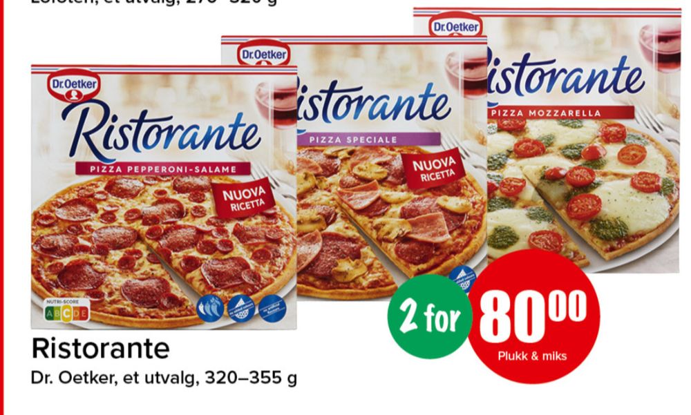 Ristorante, Mozzarella Pizza