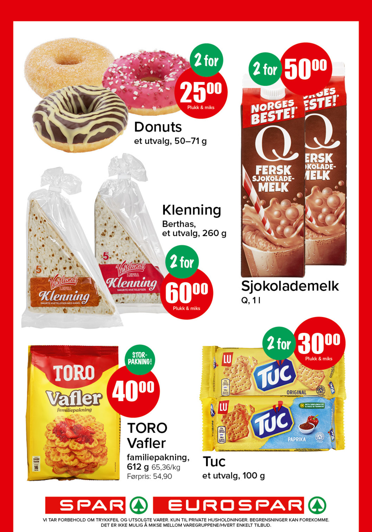 Se Spar - Eurospar kundeavis for uke 17 på Tilbudsuken.no. Se gode tilbud på mange varer, f.eks. kaker bakehuset eller sjokolademelk q. Les kundeavisen her! Side 13