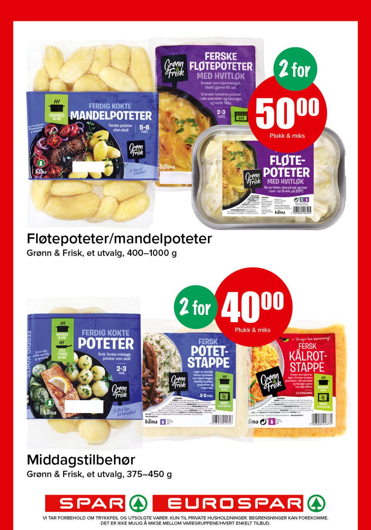 Se Spar - Eurospar kundeavis for uke 17 på Tilbudsuken.no. Se gode tilbud på mange varer, f.eks. poteter bama eller fløtepoteter bama. Les kundeavisen her! Side 5
