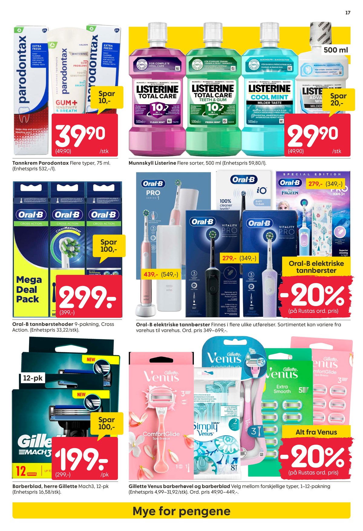 Se Rusta kundeavis for uge 17 på Tilbudsuken.no. Se gode tilbud på mange varer. Les kundeavisen her! Side 17