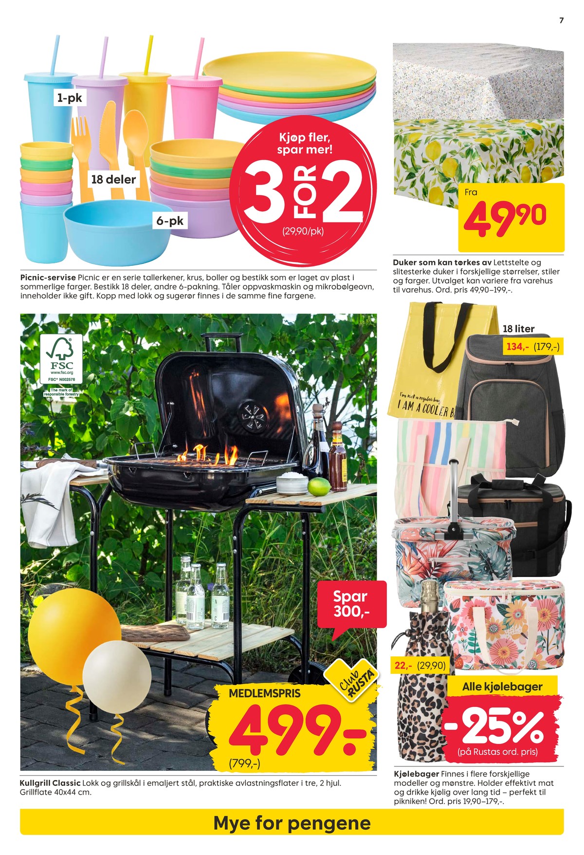 Se Rusta kundeavis for uge 17 på Tilbudsuken.no. Se gode tilbud på mange varer. Les kundeavisen her! Side 7