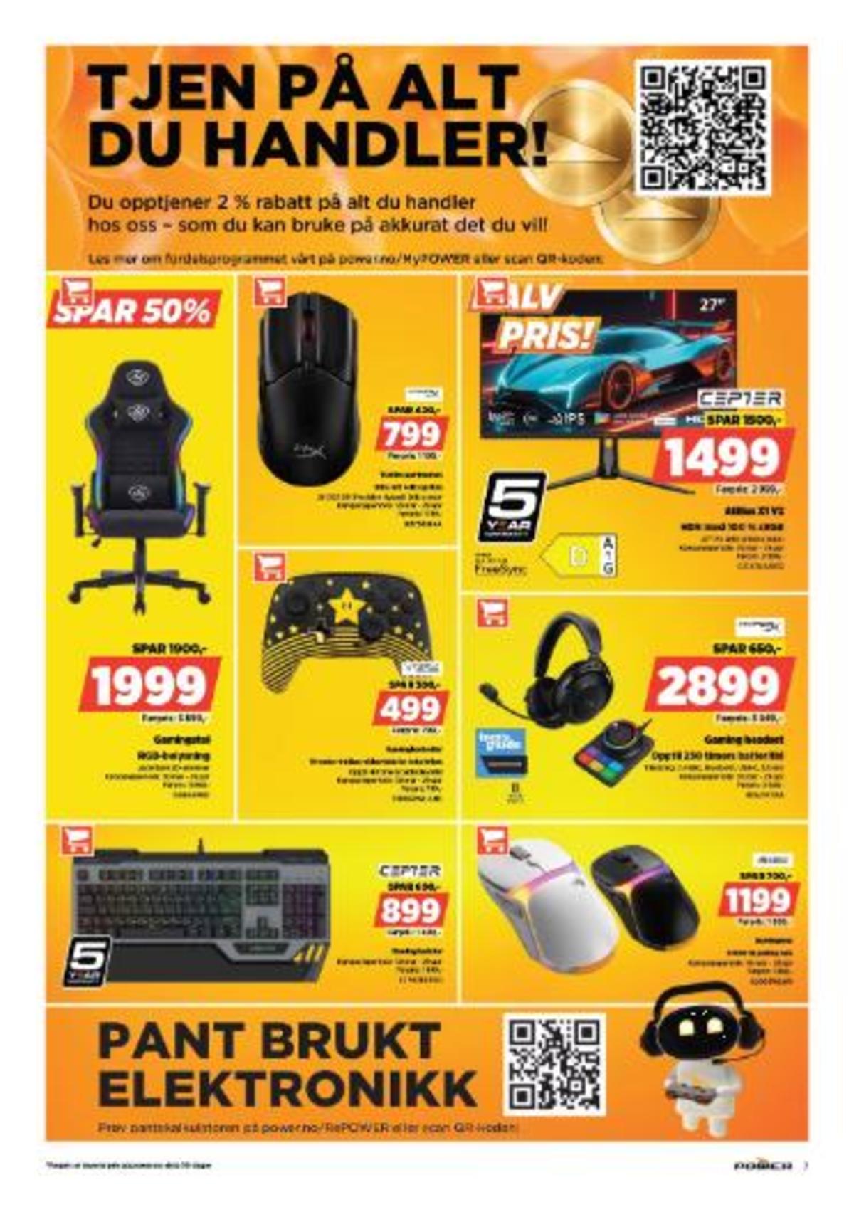 Se Power kundeavis for uge 17 på Tilbudsuken.no. Se gode tilbud på mange varer. Les kundeavisen her! Side 6