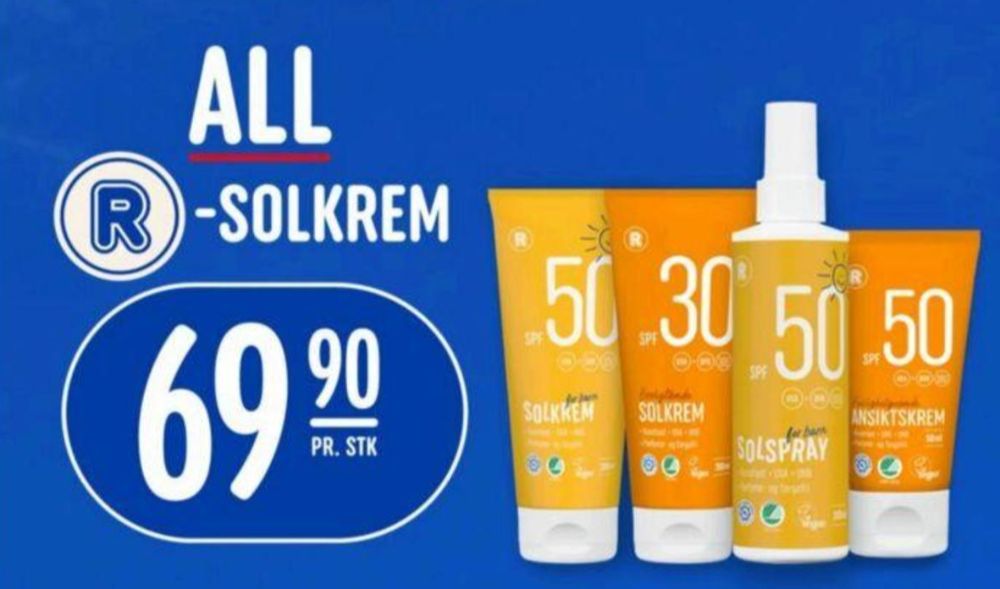 Rema 1000, Solkrem
