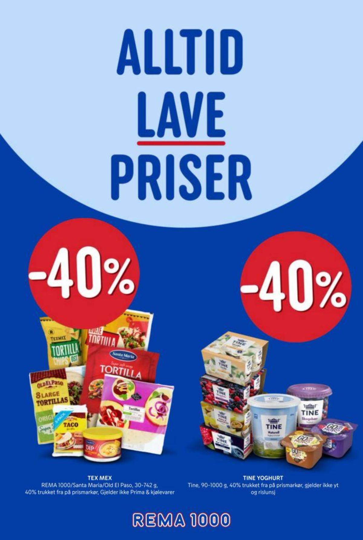 Se Rema 1000 kundeavis for uge 17 på Tilbudsuken.no. Se gode tilbud på mange varer. Les kundeavisen her! Side 1