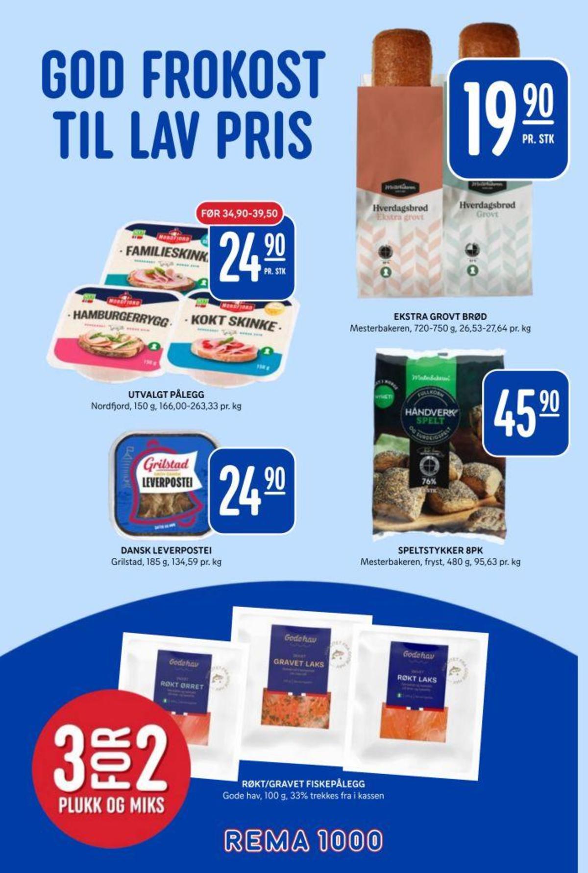 Se Rema 1000 kundeavis for uge 17 på Tilbudsuken.no. Se gode tilbud på mange varer. Les kundeavisen her! Side 23