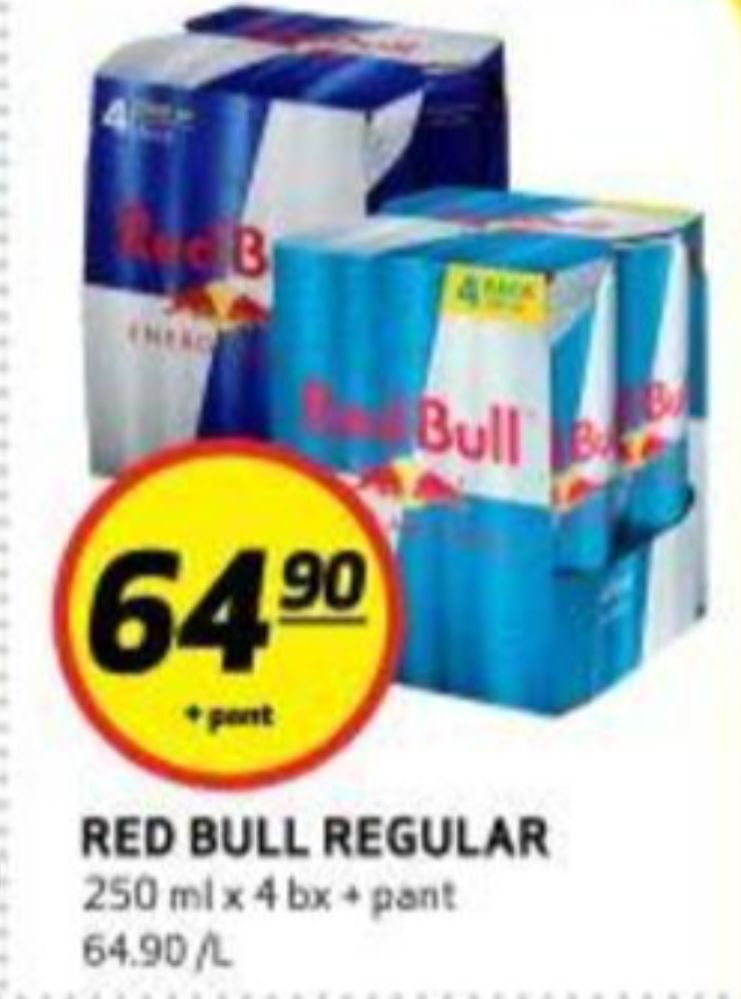Red Bull, Energidrikk 4 pk.