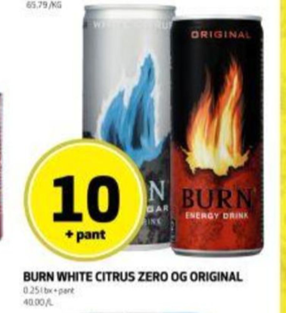 Burn, Energidrikk