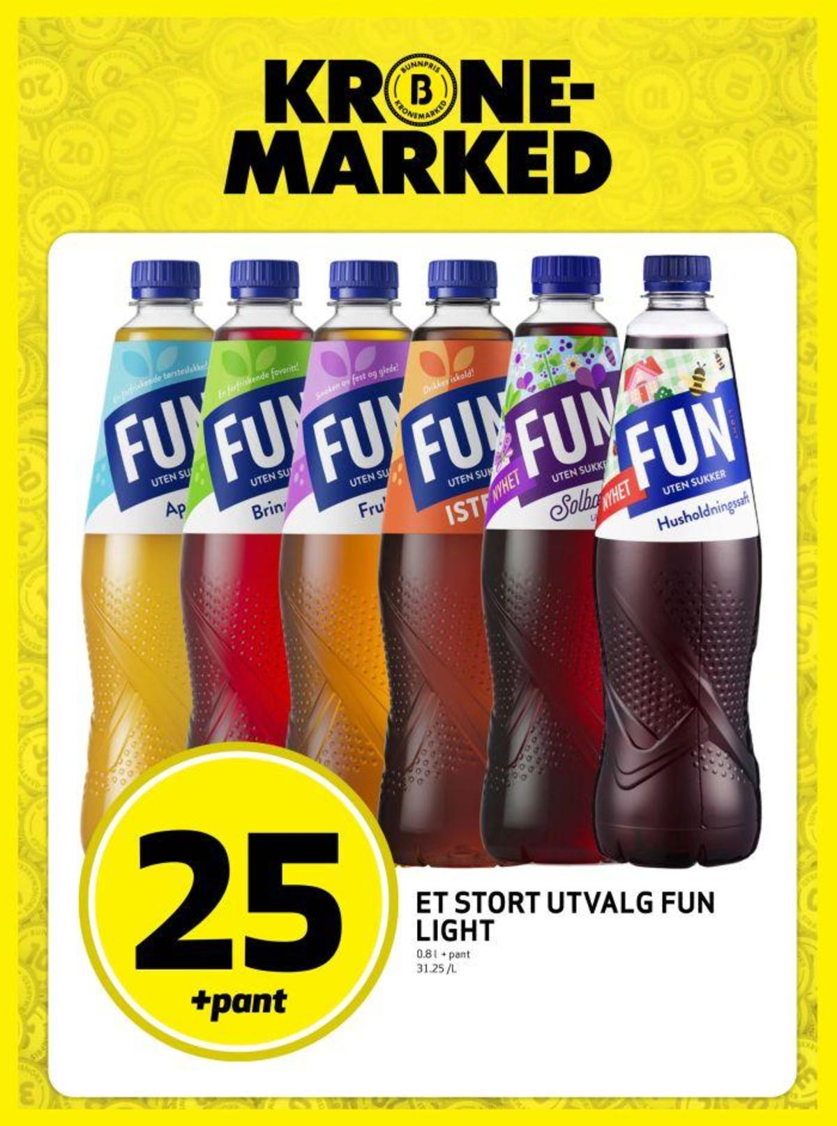 Se Bunnpris kundeavis for uke 17 på Tilbudsuken.no. Se gode tilbud på mange varer, f.eks. fruktfest saft fun light eller iste fun light. Les kundeavisen her! Side 19