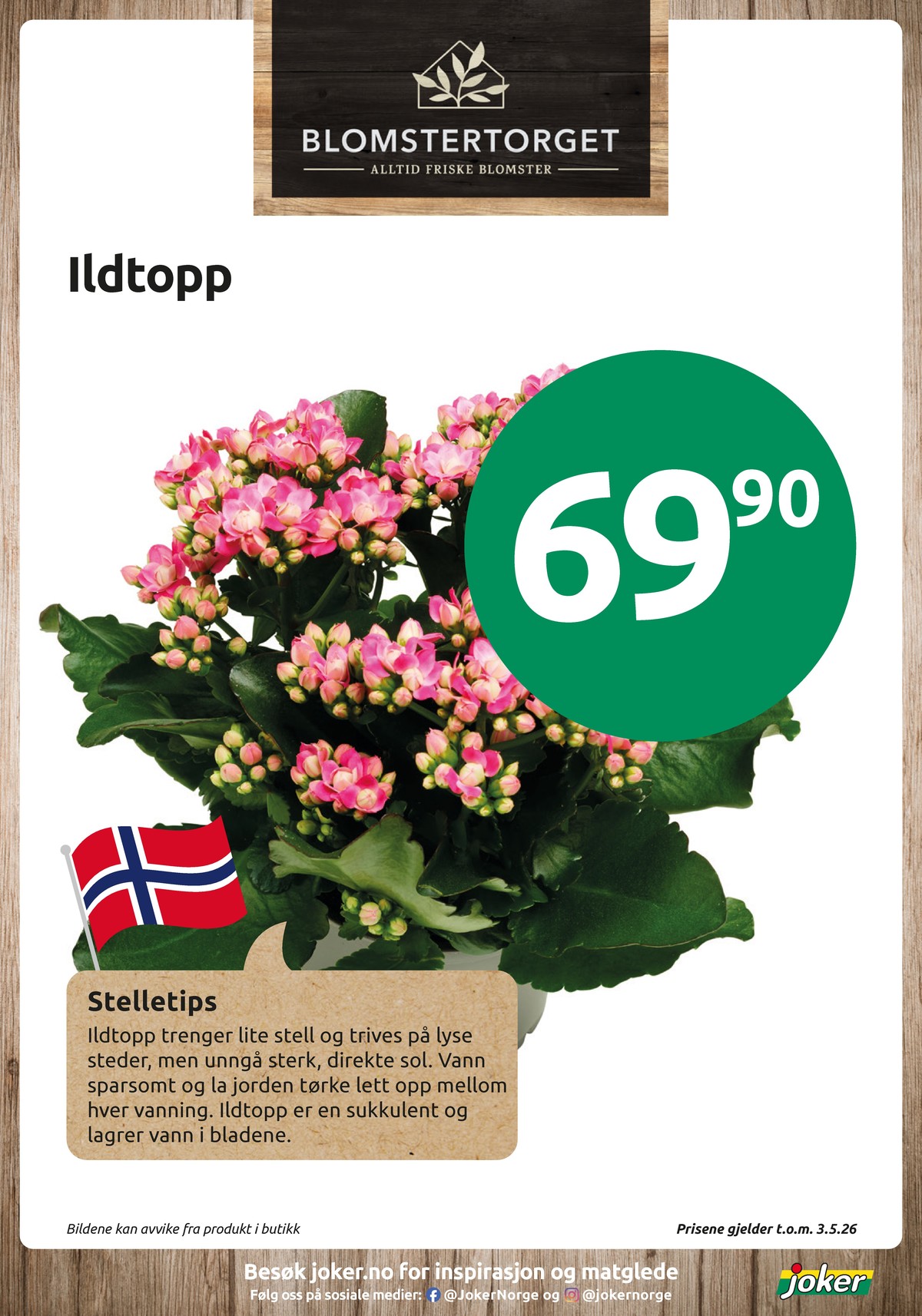 Se Joker kundeavis for uge 17 på Tilbudsuken.no. Se gode tilbud på mange varer. Les kundeavisen her! Side 13