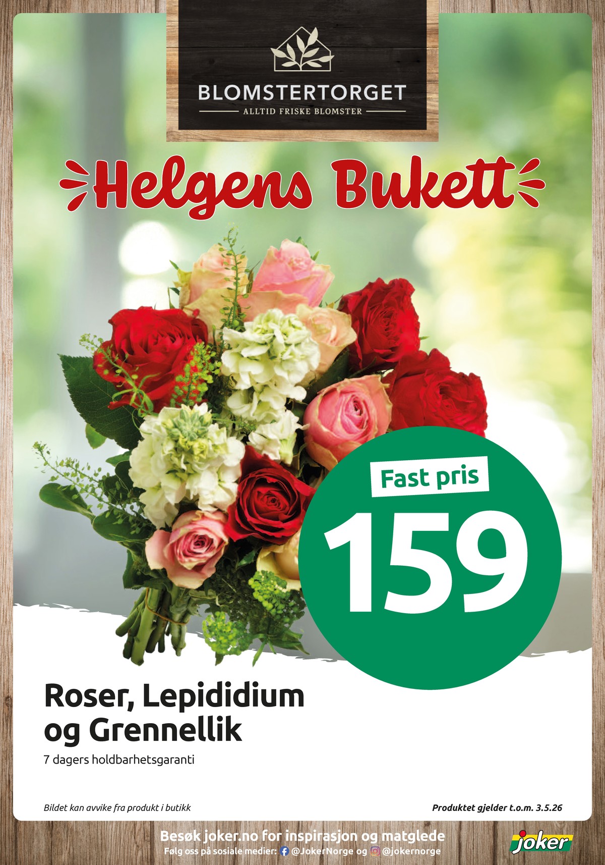 Se Joker kundeavis for uge 17 på Tilbudsuken.no. Se gode tilbud på mange varer. Les kundeavisen her! Side 14