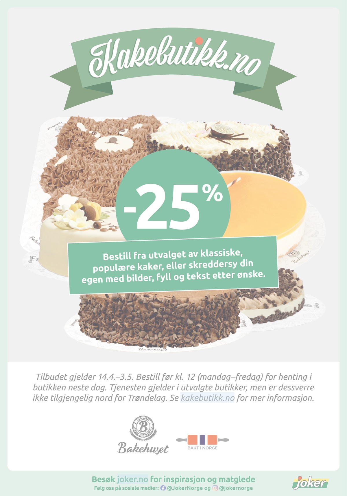 Se Joker kundeavis for uke 17 på Tilbudsuken.no. Se gode tilbud på mange varer, f.eks. kake kakebutikk.no eller andre varer. Les kundeavisen her! Side 10