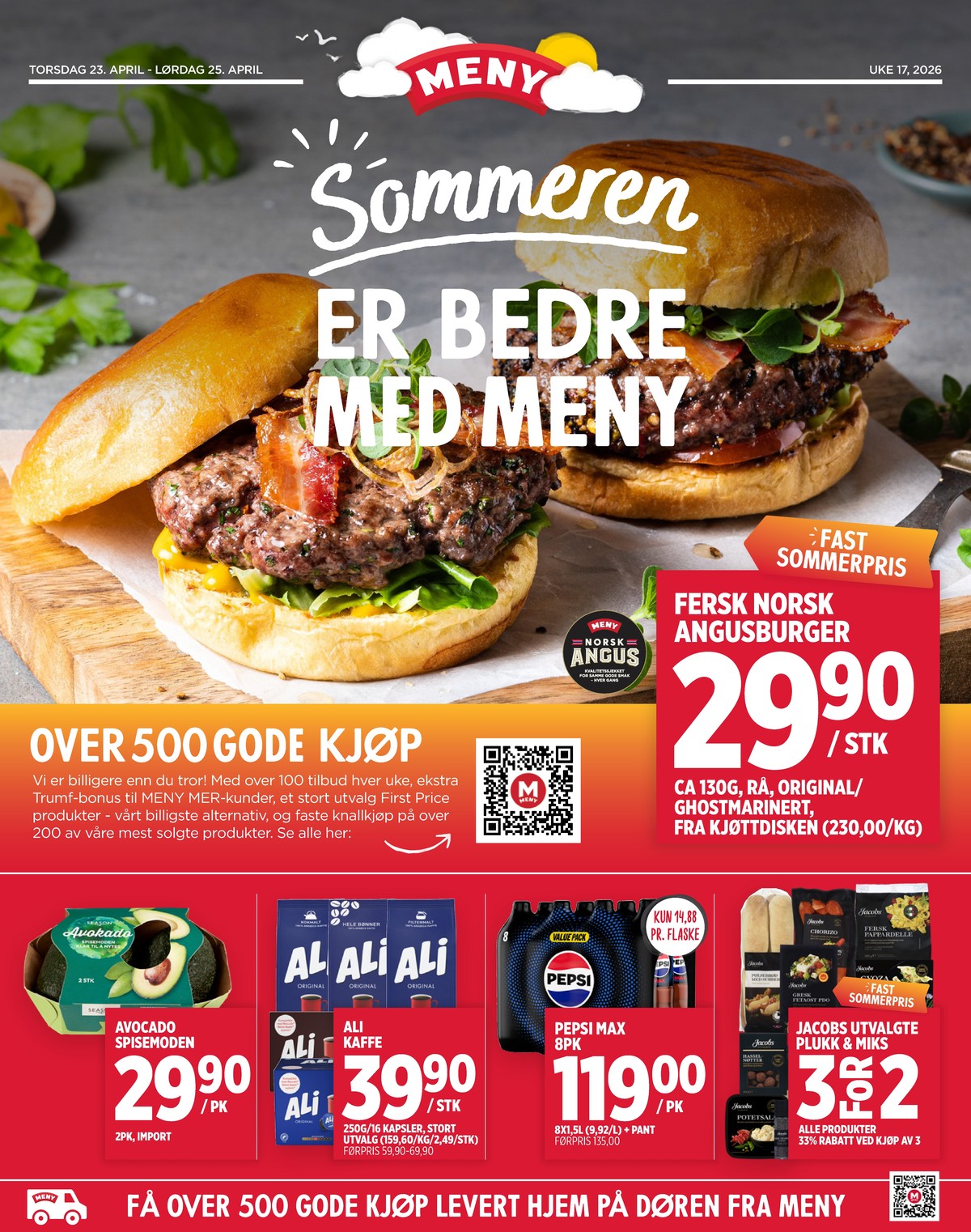 Se Meny kundeavis for uge 17 på Tilbudsuken.no. Se gode tilbud på mange varer. Les kundeavisen her! Side 1