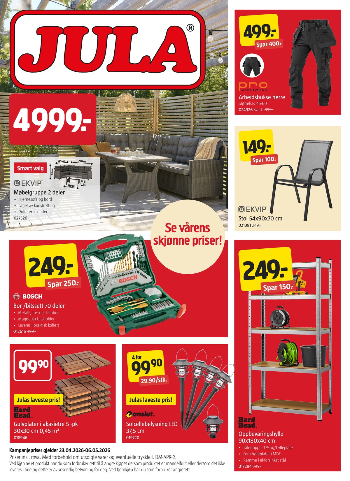 Se Jula kundeavis for uge 17 på Tilbudsuken.no. Se gode tilbud på mange varer. Les kundeavisen her! Side 1