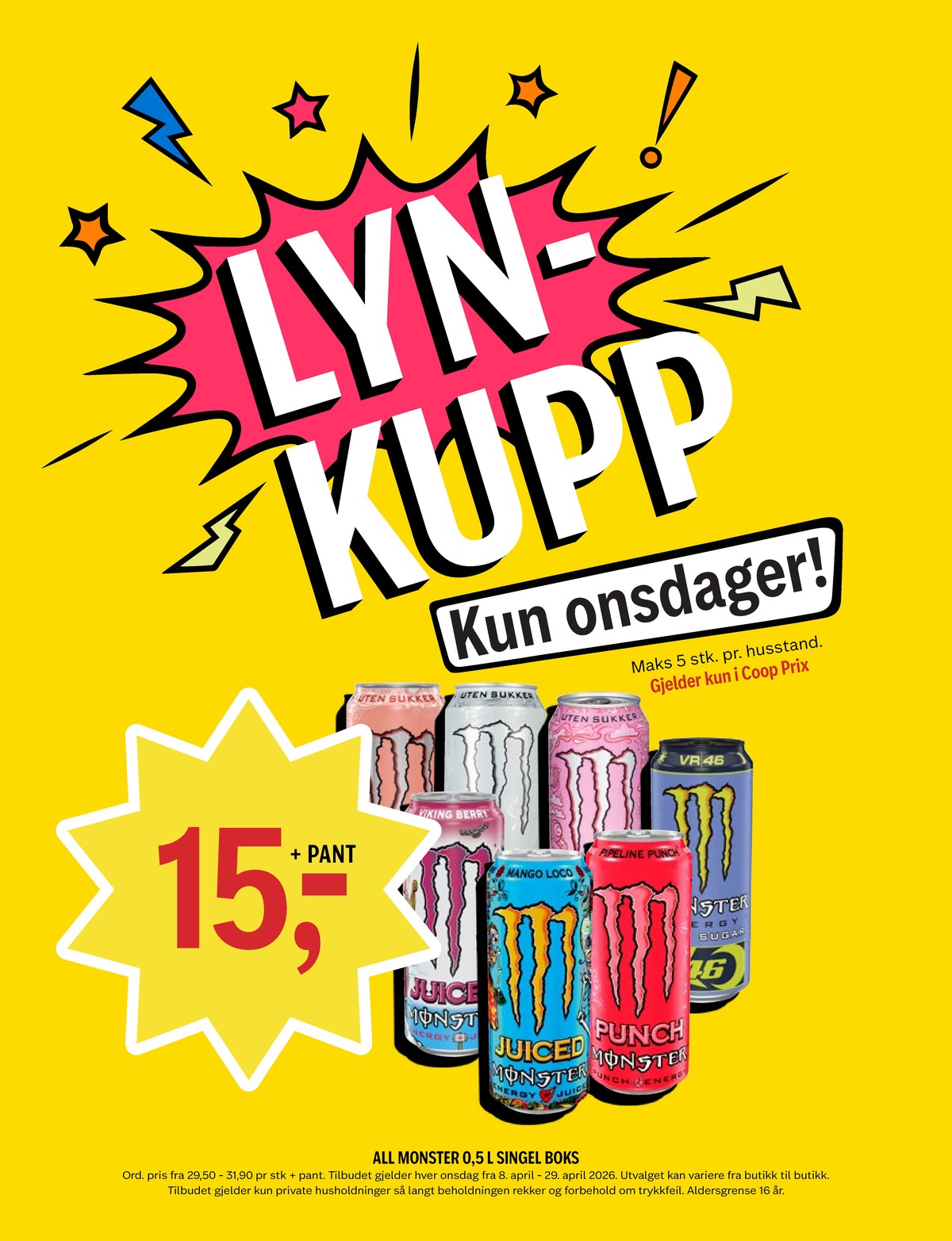 Se Coop Prix kundeavis for uge 17 på Tilbudsuken.no. Se gode tilbud på mange varer. Les kundeavisen her! Side 15