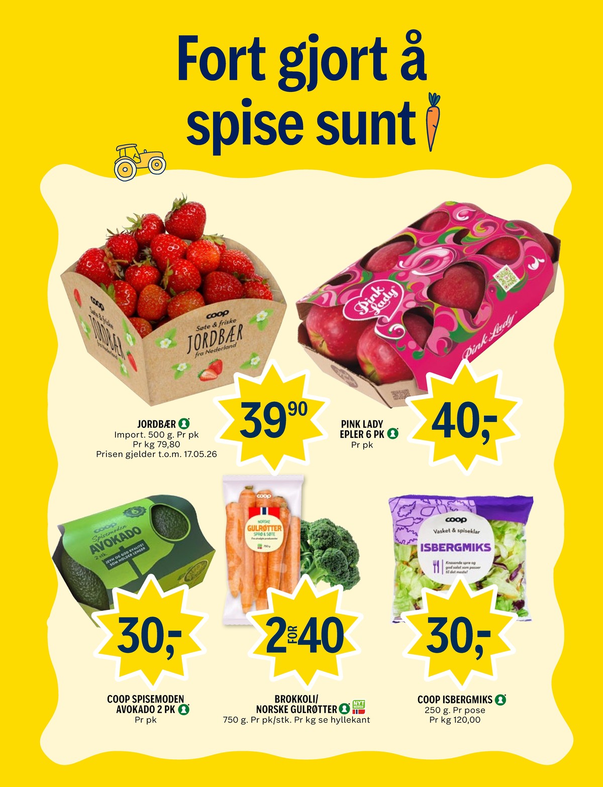 Se Coop Prix kundeavis for uge 17 på Tilbudsuken.no. Se gode tilbud på mange varer. Les kundeavisen her! Side 9