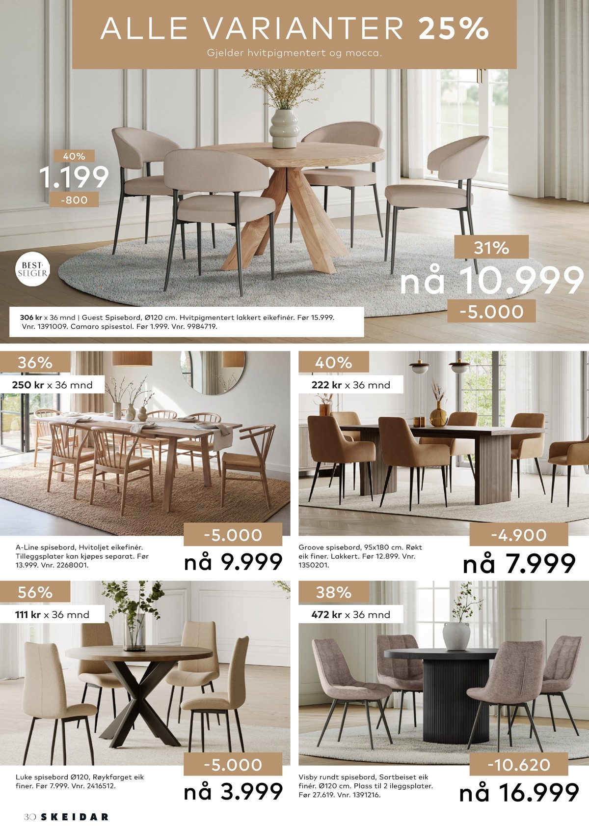 Se Skeidar kundeavis for uge 18 på Tilbudsuken.no. Se gode tilbud på mange varer. Les kundeavisen her! Side 30