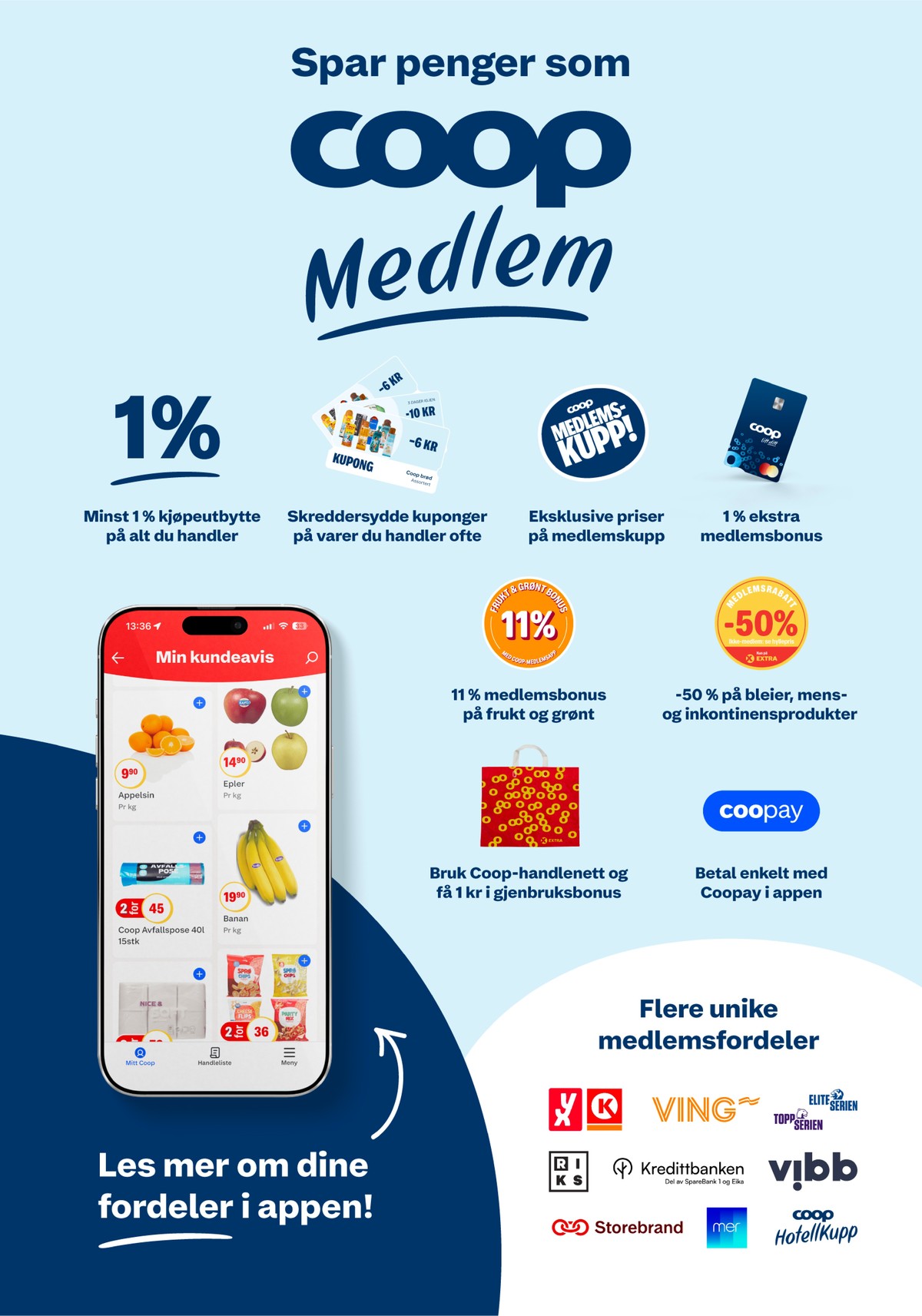 Se Coop Extra kundeavis for uge 18 på Tilbudsuken.no. Se gode tilbud på mange varer. Les kundeavisen her! Side 34