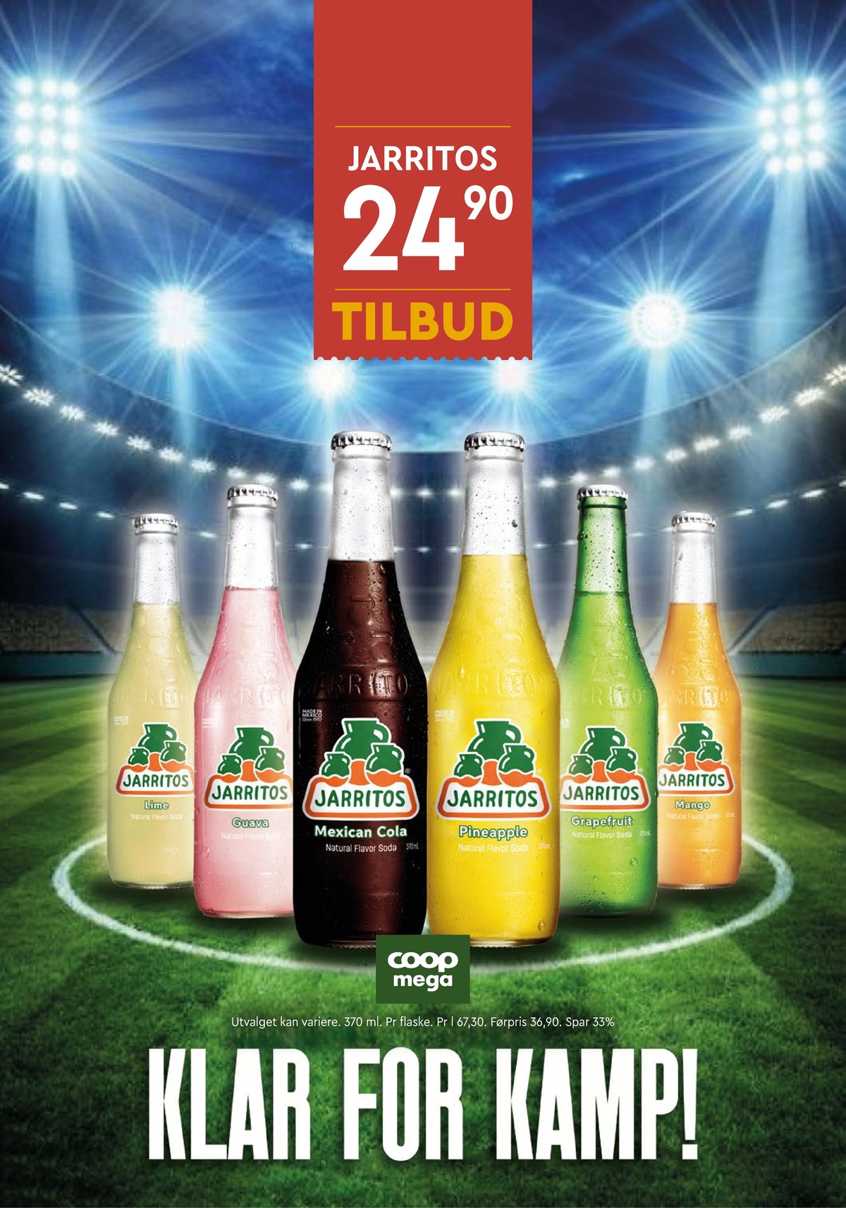 Se Coop Mega kundeavis for uke 18 på Tilbudsuken.no. Se gode tilbud på mange varer, f.eks. brus jarritos eller andre varer. Les kundeavisen her! Side 13