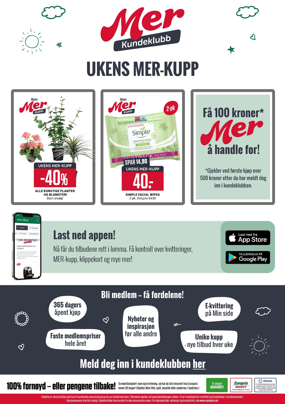 Se Europris kundeavis for uke 18 på Tilbudsuken.no. Se gode tilbud på mange varer, f.eks. kunstige planter ukjent eller kunstige blomster ukjent. Les kundeavisen her! Side 14