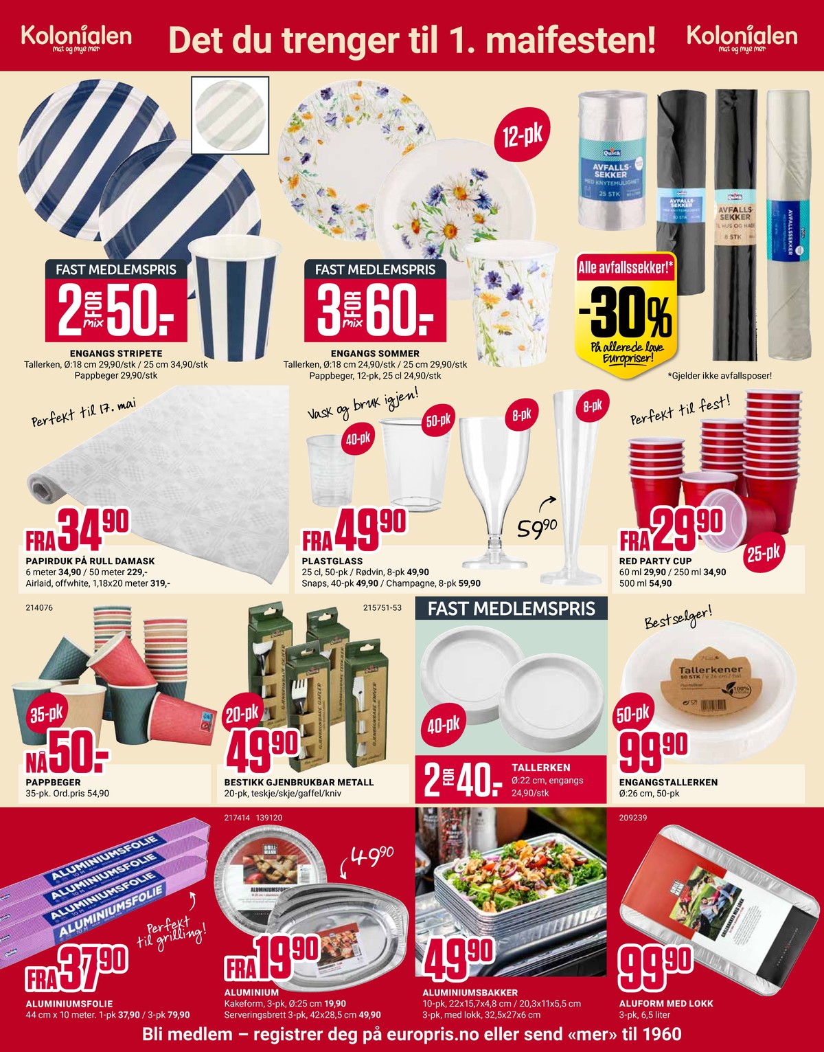 Se Europris kundeavis for uke 18 på Tilbudsuken.no. Se gode tilbud på mange varer, f.eks. papirduk ukjent eller papirduk ukjent. Les kundeavisen her! Side 3