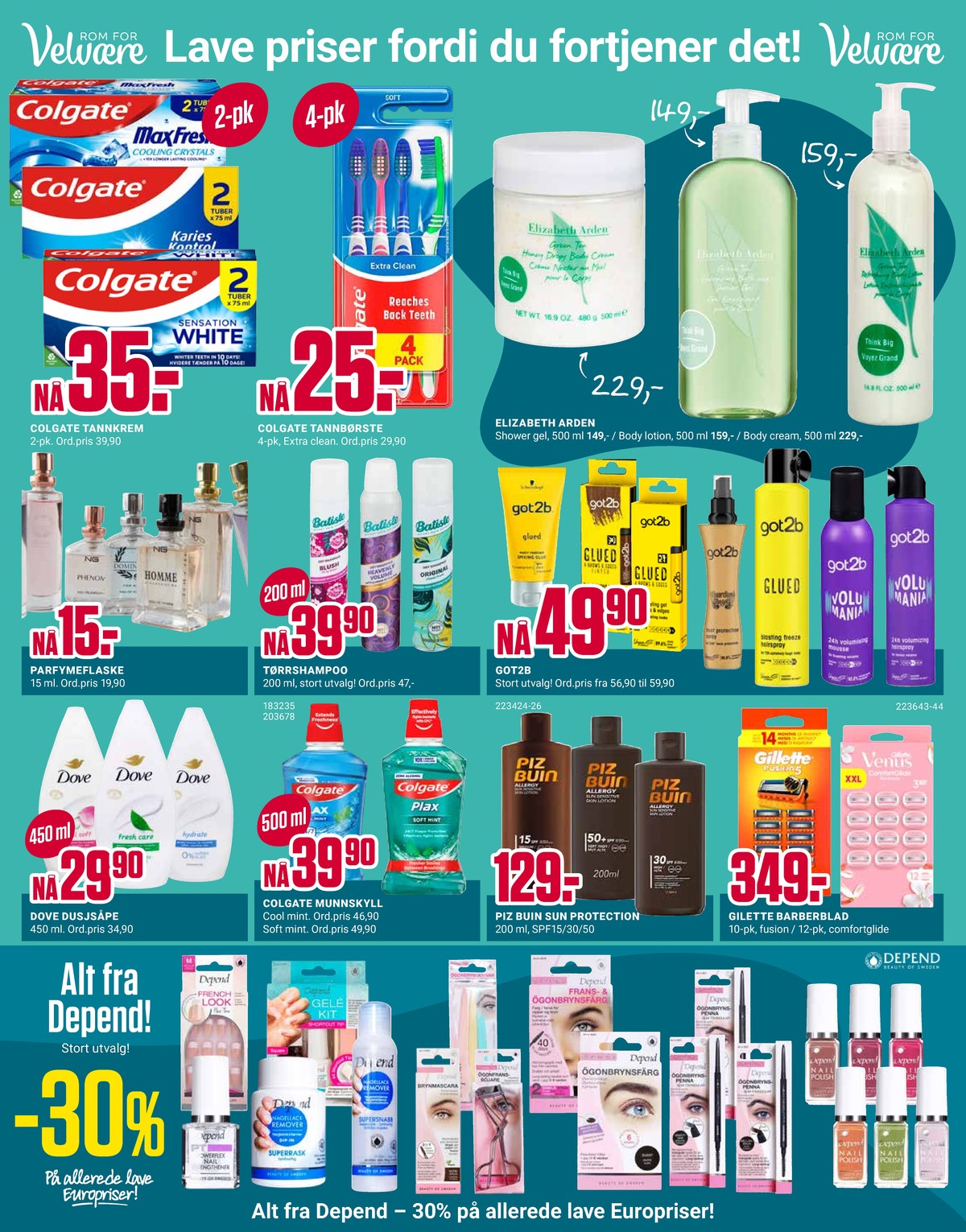 Se Europris kundeavis for uke 18 på Tilbudsuken.no. Se gode tilbud på mange varer, f.eks. tannbørste colgate eller tannkrem colgate. Les kundeavisen her! Side 4