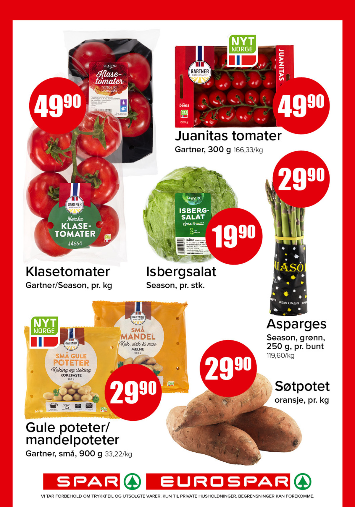 Se Spar - Eurospar kundeavis for uke 18 på Tilbudsuken.no. Se gode tilbud på mange varer, f.eks. tomater gartner eller tomater gartner. Les kundeavisen her! Side 4