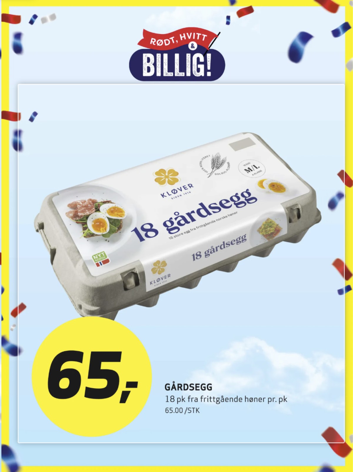 Se Bunnpris kundeavis for uke 18 på Tilbudsuken.no. Se gode tilbud på mange varer, f.eks. egg kløver eller andre varer. Les kundeavisen her! Side 17