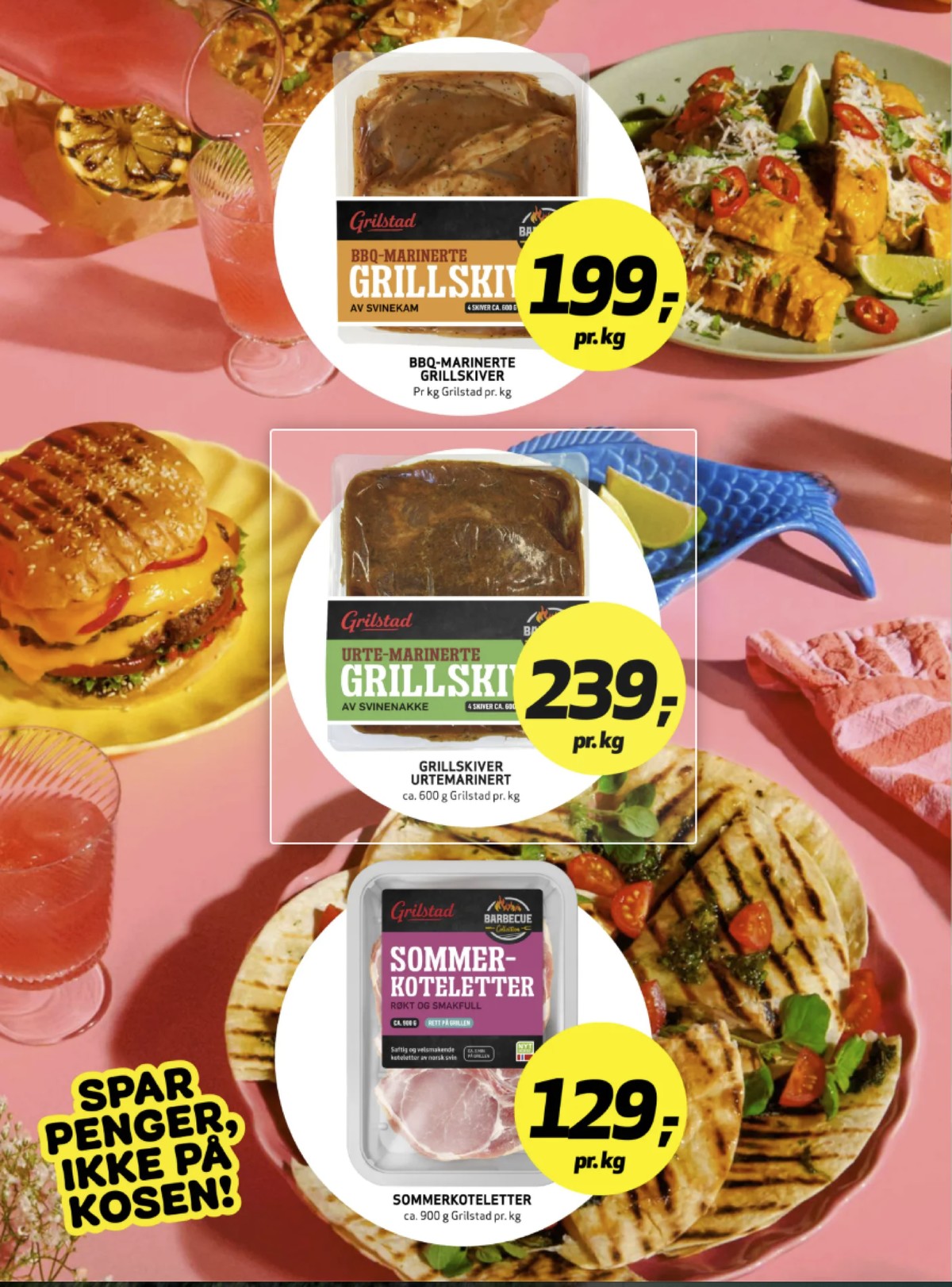 Se Bunnpris kundeavis for uke 18 på Tilbudsuken.no. Se gode tilbud på mange varer, f.eks. svinekoteletter grilstad eller svinenakke grilstad. Les kundeavisen her! Side 4
