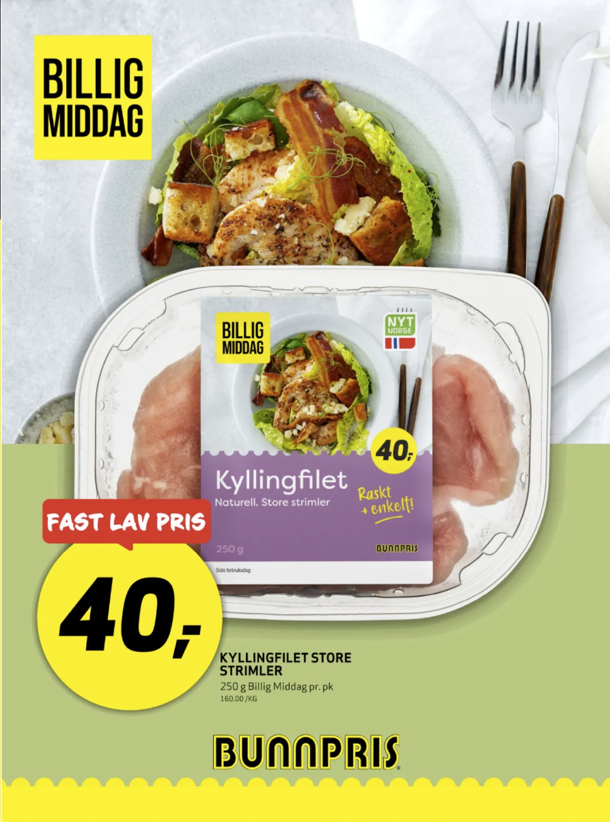 Se Bunnpris kundeavis for uke 18 på Tilbudsuken.no. Se gode tilbud på mange varer, f.eks. kyllingfilet billig middag eller andre varer. Les kundeavisen her! Side 31