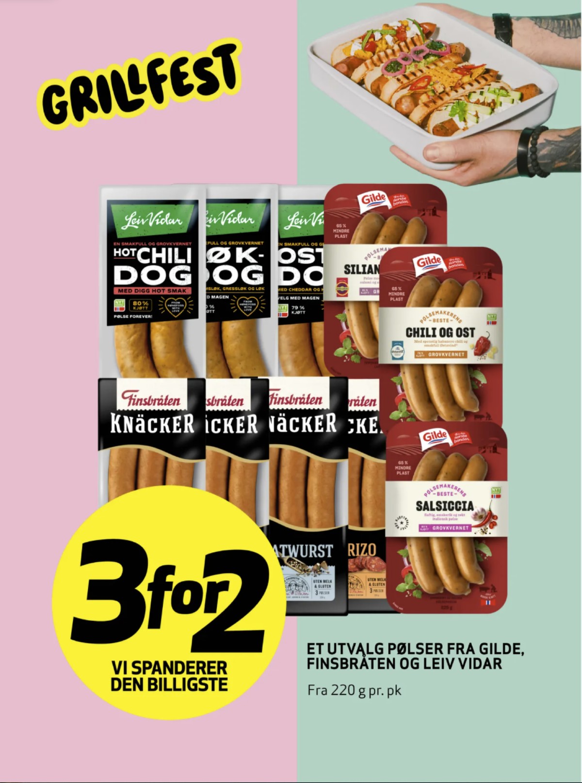 Se Bunnpris kundeavis for uke 18 på Tilbudsuken.no. Se gode tilbud på mange varer, f.eks. knäcker bratwurst finsbråten eller knäcker hot chili & ost finsbråten. Les kundeavisen her! Side 9