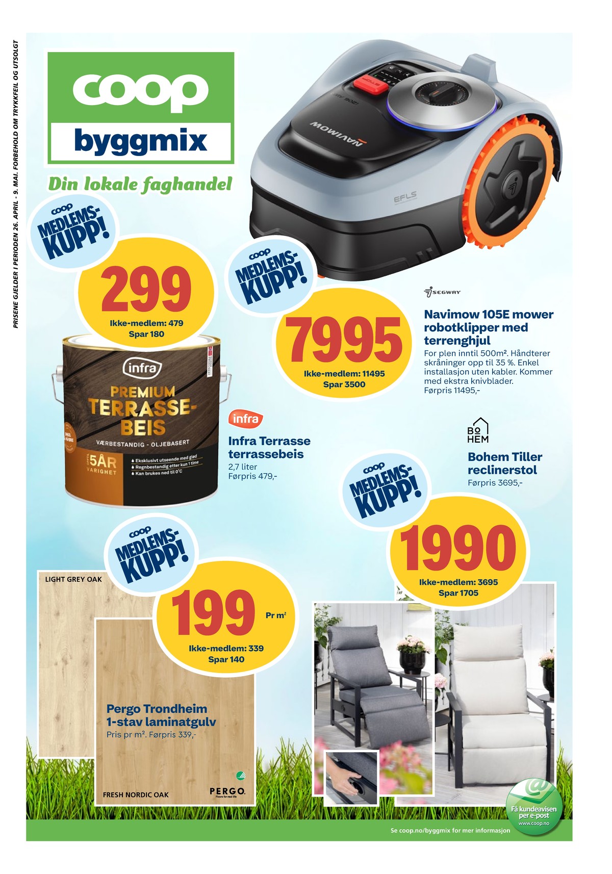 Se Coop Byggmix kundeavis for uge 18 på Tilbudsuken.no. Se gode tilbud på mange varer. Les kundeavisen her! Side 1