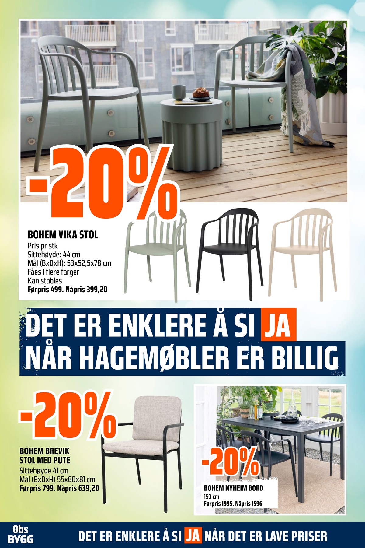 Se Coop Obs Bygg kundeavis for uge 18 på Tilbudsuken.no. Se gode tilbud på mange varer. Les kundeavisen her! Side 20