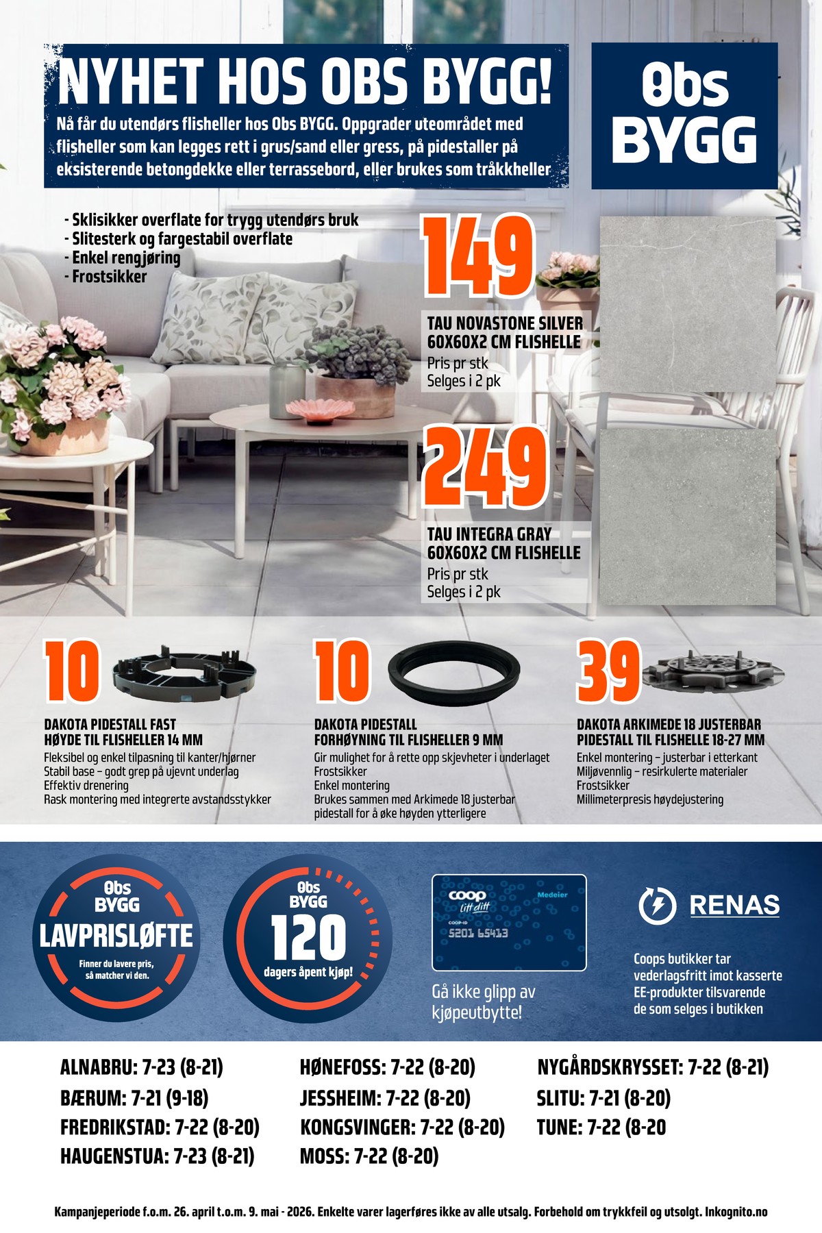 Se Coop Obs Bygg kundeavis for uge 18 på Tilbudsuken.no. Se gode tilbud på mange varer. Les kundeavisen her! Side 31